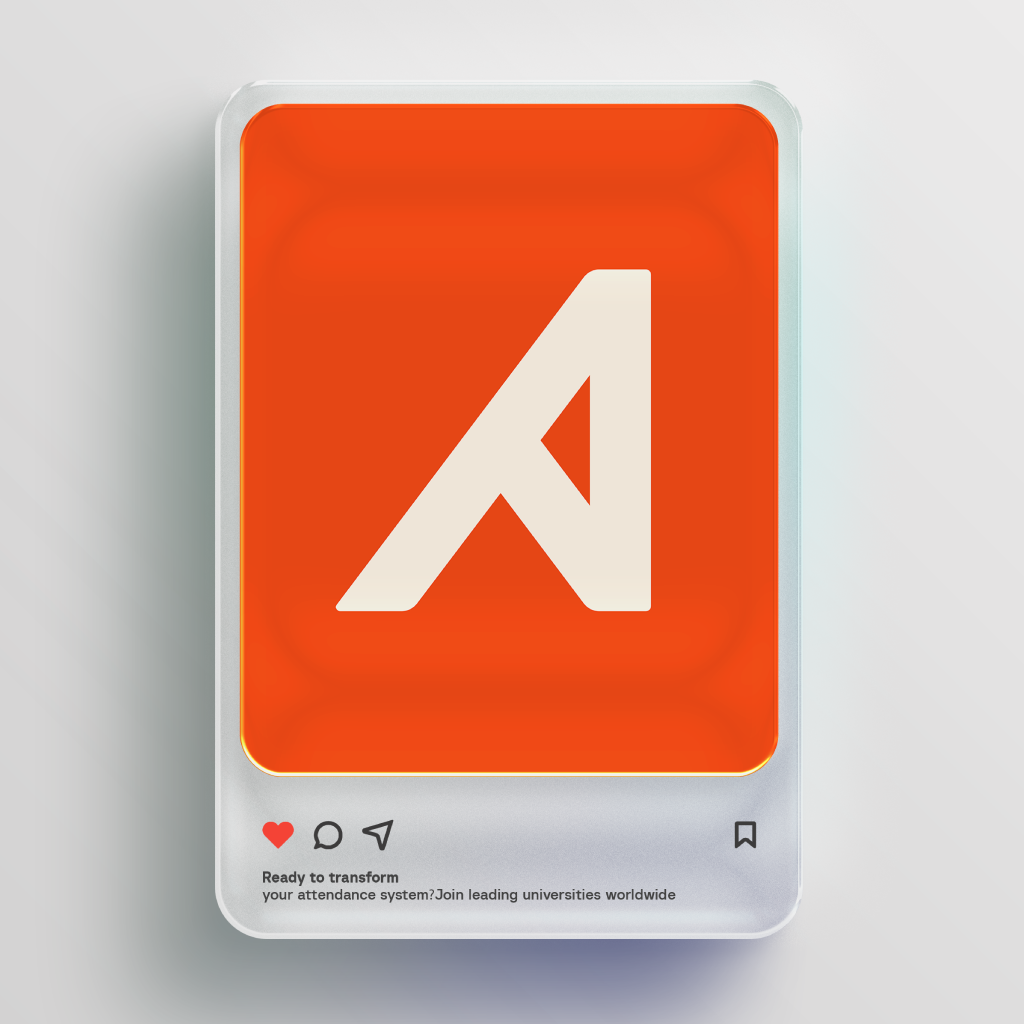 Modern workspace with attendance system